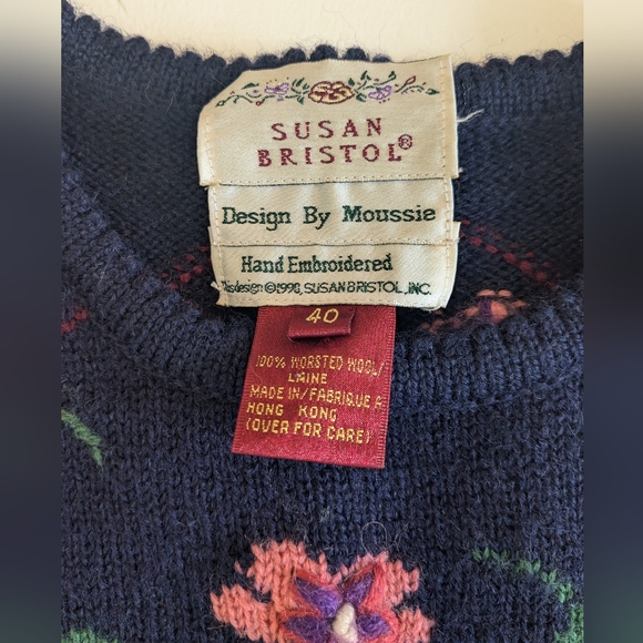 SUSAN BRISTOL Vintage Wool Sweater - Picture 5 of 6